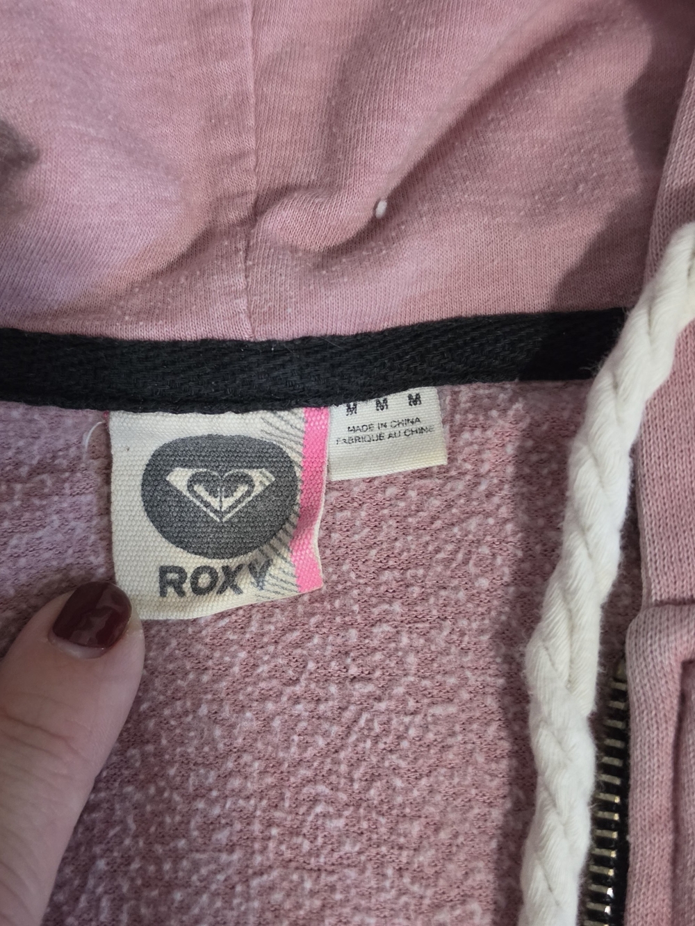 Roxy Girls' Pink Hoodie Jacket
